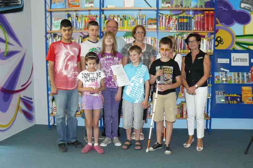 Sieger und Jury des NRW-Lesewettbewerbs